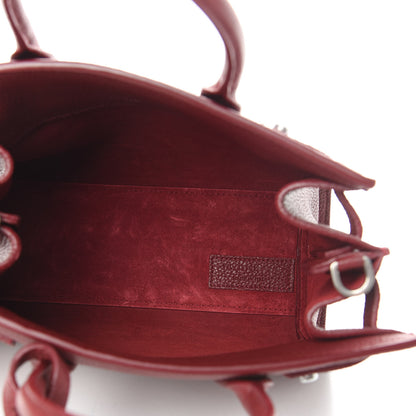 Saint Laurent Grained Calfskin Nano Sac De Jour Souple Palissandre 5 of 12