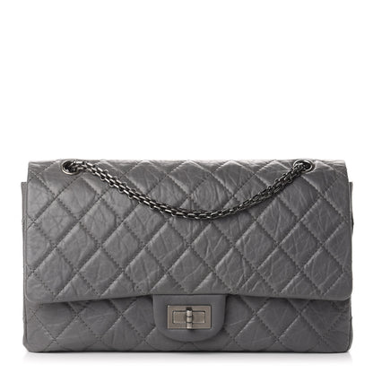 Chanel Aged Calfskin Quilted 2.55 Reissue 227 Flap Grey 1 of 10