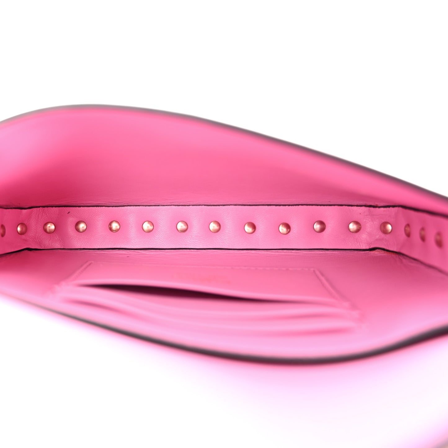 Vitello Rockstud Crossbody Pouch Dawn Pink