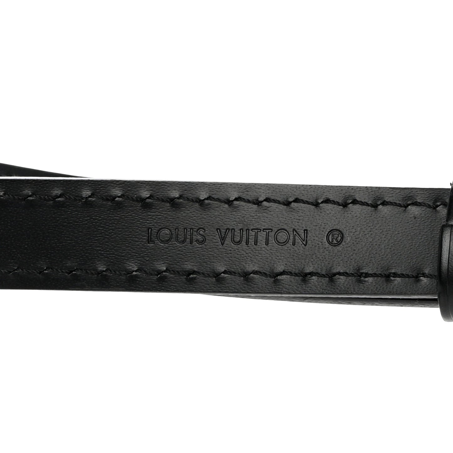 Calfskin 16mm Adjustable Shoulder Strap Black