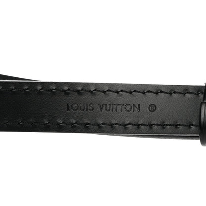 Louis Vuitton Calfskin 16mm Adjustable Shoulder Strap Black 3 of 4