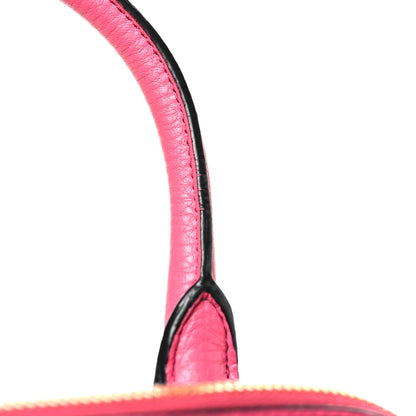 Prada Vitello Daino Dome Tote Peonia Peonia 9 of 9