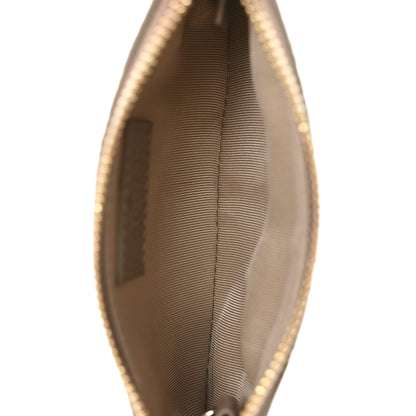 Gucci GG Grainy Calfskin Emblem Zip Key Case Taupe 5 of 8
