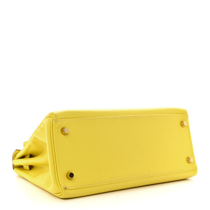 Hermes Evercolor Kelly Retourne 28 Lime 4 of 20