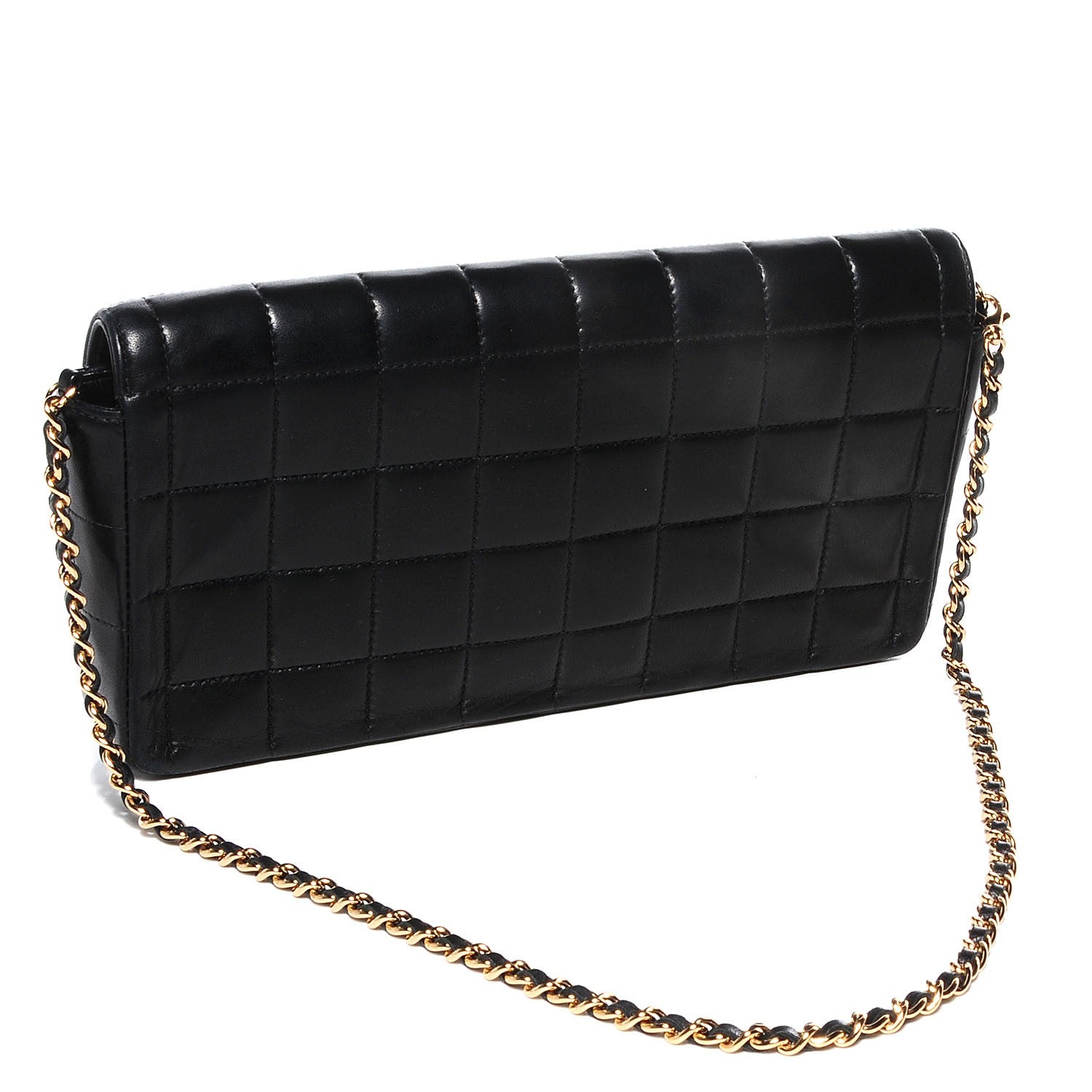 Chanel Lambskin East West Chocolate Bar Flap Black 3 of 9