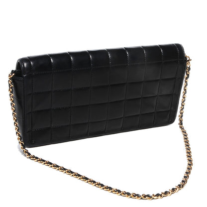 Chanel Lambskin East West Chocolate Bar Flap Black 3 of 9