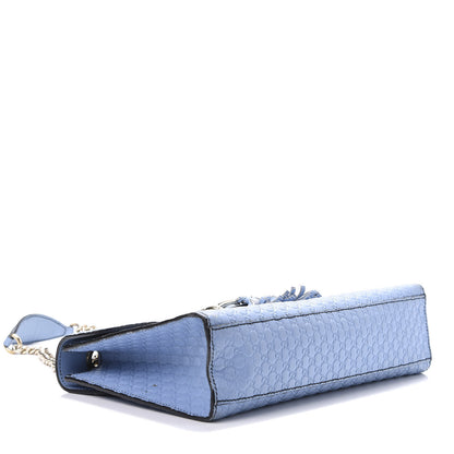 Gucci Microguccissima Medium Emily Chain Shoulder Bag Mineral Blue 4 of 13