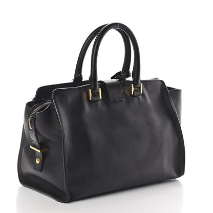 Saint Laurent Calfskin Small Monogram Cabas Black 2 of 7