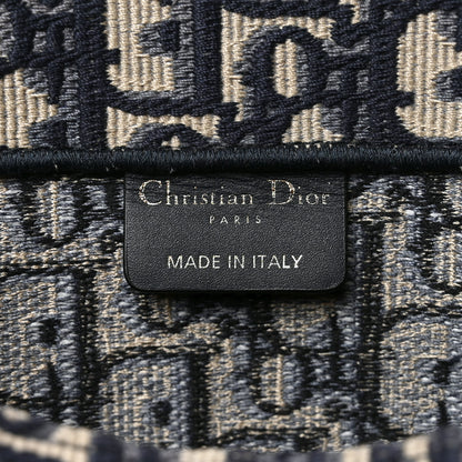 Christian Dior Oblique Medium Book Tote Blue Multicolor 6 of 10