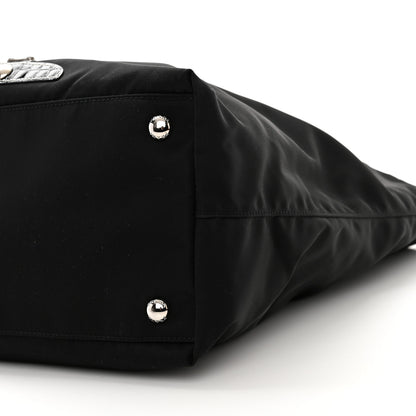 Prada Nylon Tessuto Saffiano Robot Tote Bag Black 11 of 11