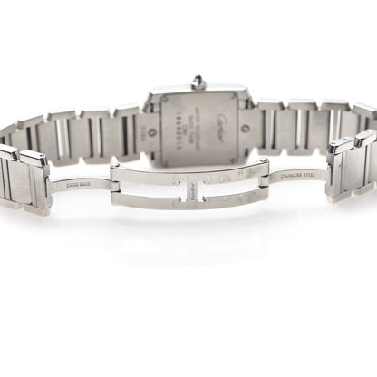 Cartier Stainless Steel 20mm Tank Francaise Quartz Watch 6 of 6