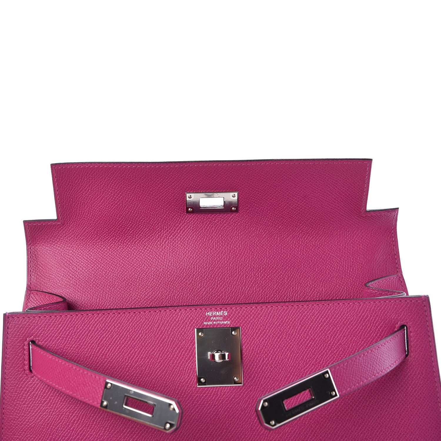Hermes Epsom Kelly Sellier 28 Rose Pourpre 14 of 36