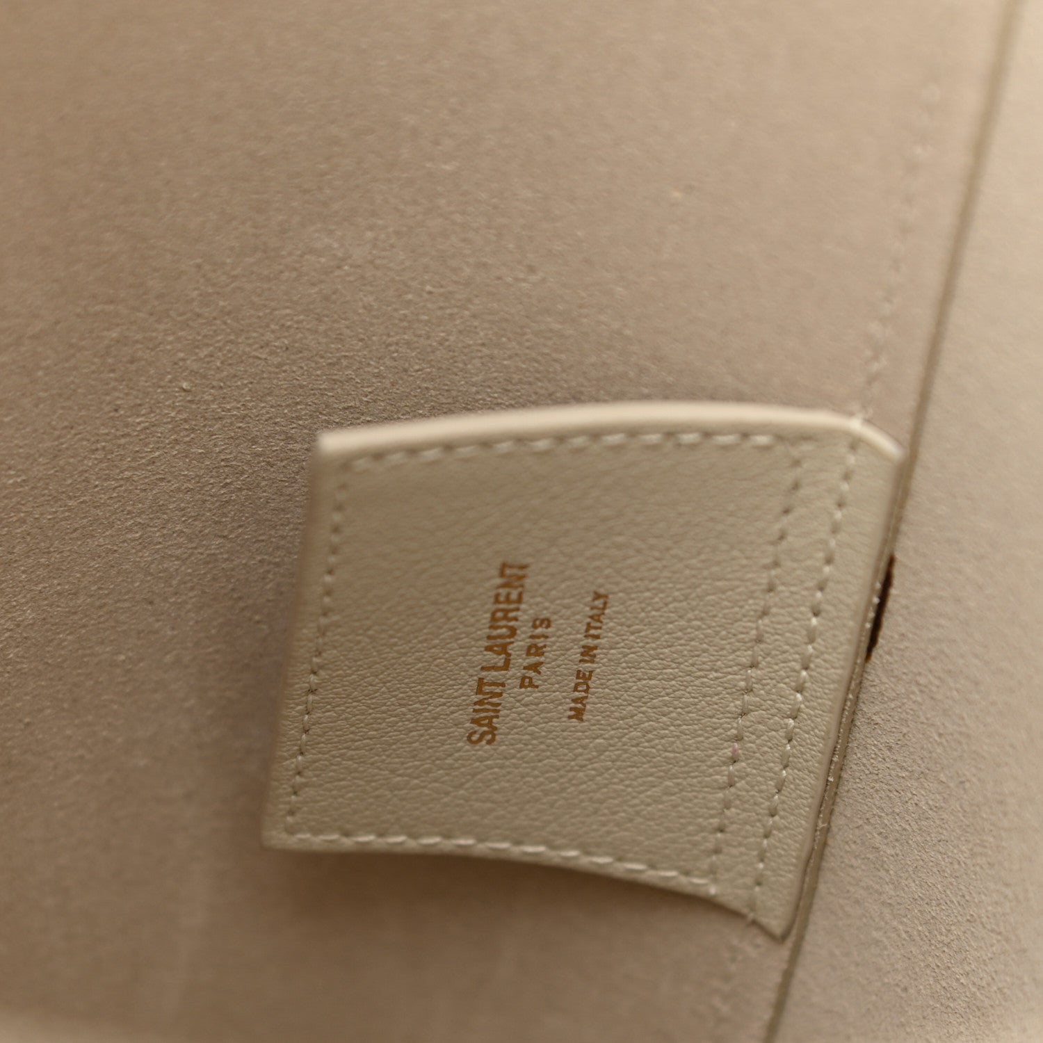 Saint Laurent Calfskin Toy Shopping Tote Porcellana 6 of 11