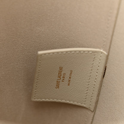 Saint Laurent Calfskin Toy Shopping Tote Porcellana 6 of 11