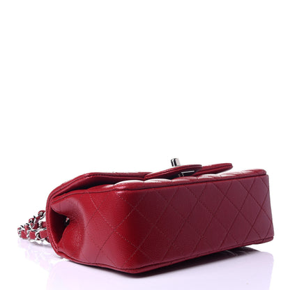 Chanel Caviar Quilted Mini Rectangular Flap Red 4 of 11