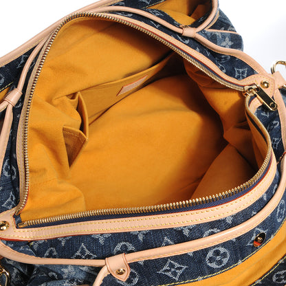 Louis Vuitton Denim Raye Cabas GM 6 of 9