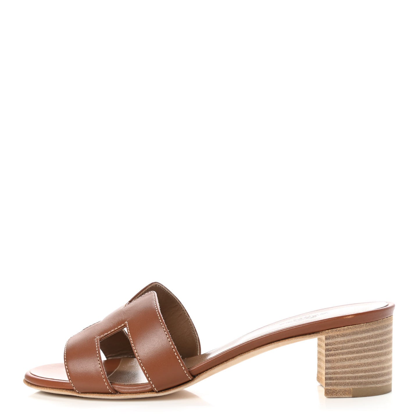 Calfskin Oasis Sandals 36 Gold