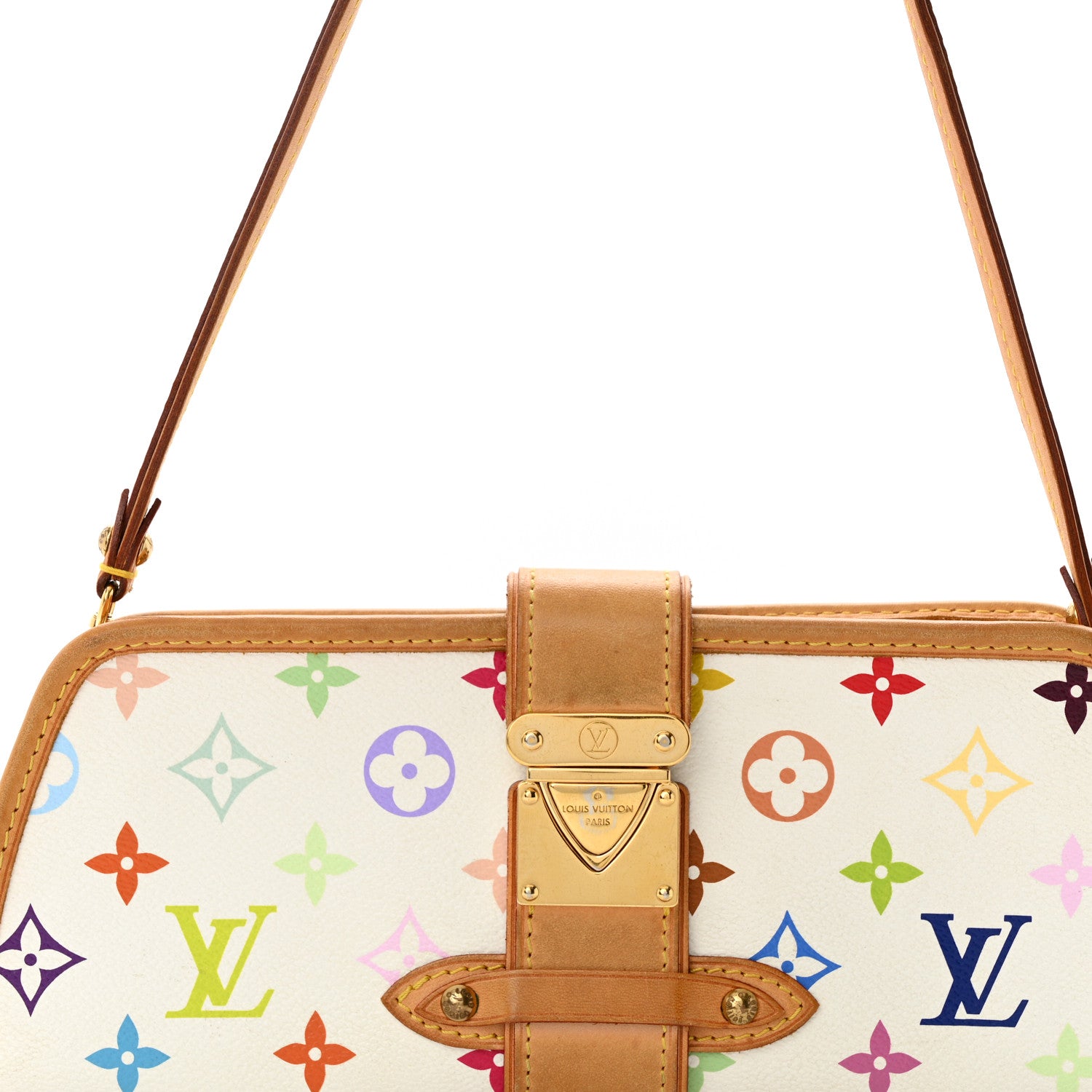 Louis Vuitton Monogram Multicolor Shirley White 7 of 9