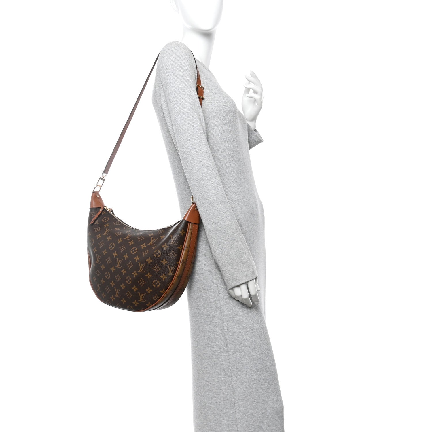 Louis Vuitton Reverse Monogram Loop Hobo 2 of 11