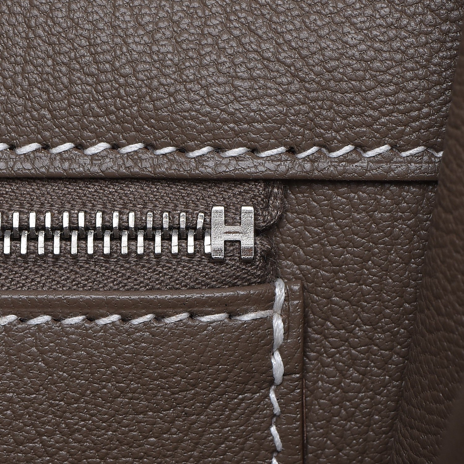 Hermes Taurillon Clemence Birkin 35 Etoupe 14 of 30