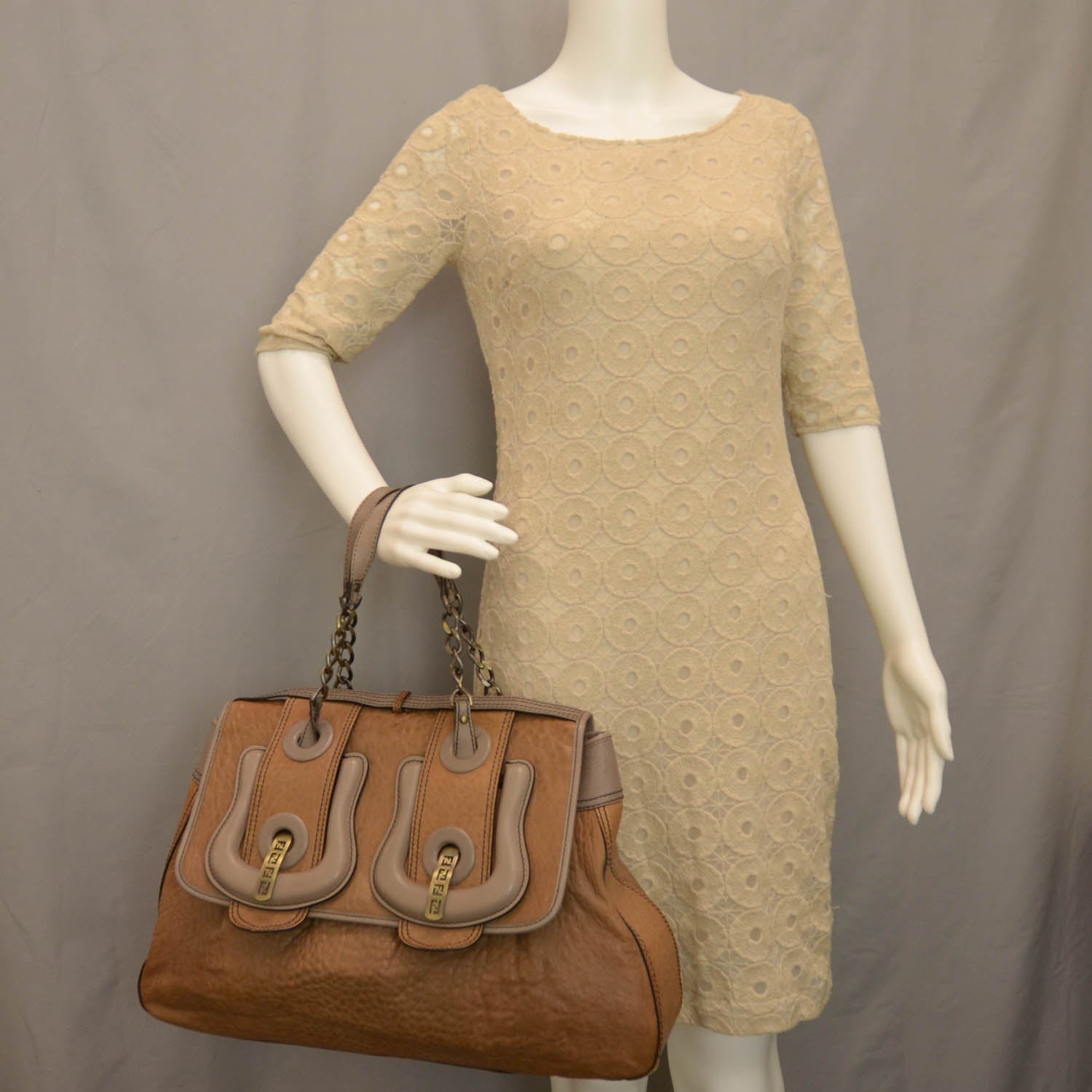 Fendi Nappa Large B Bag 2 of 7