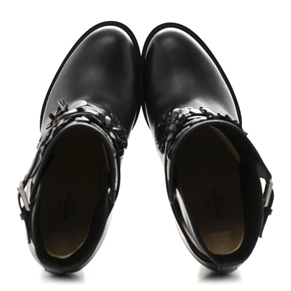 Valentino Garavani Calfskin Techno Couture Boots 38 Black 2 of 11