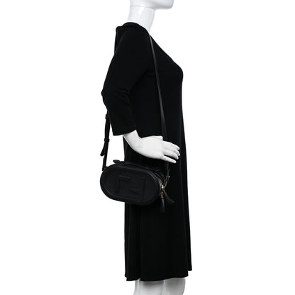 Fendi Vitello Grace Matte Mini O'Lock Camera Case Black 2 of 13