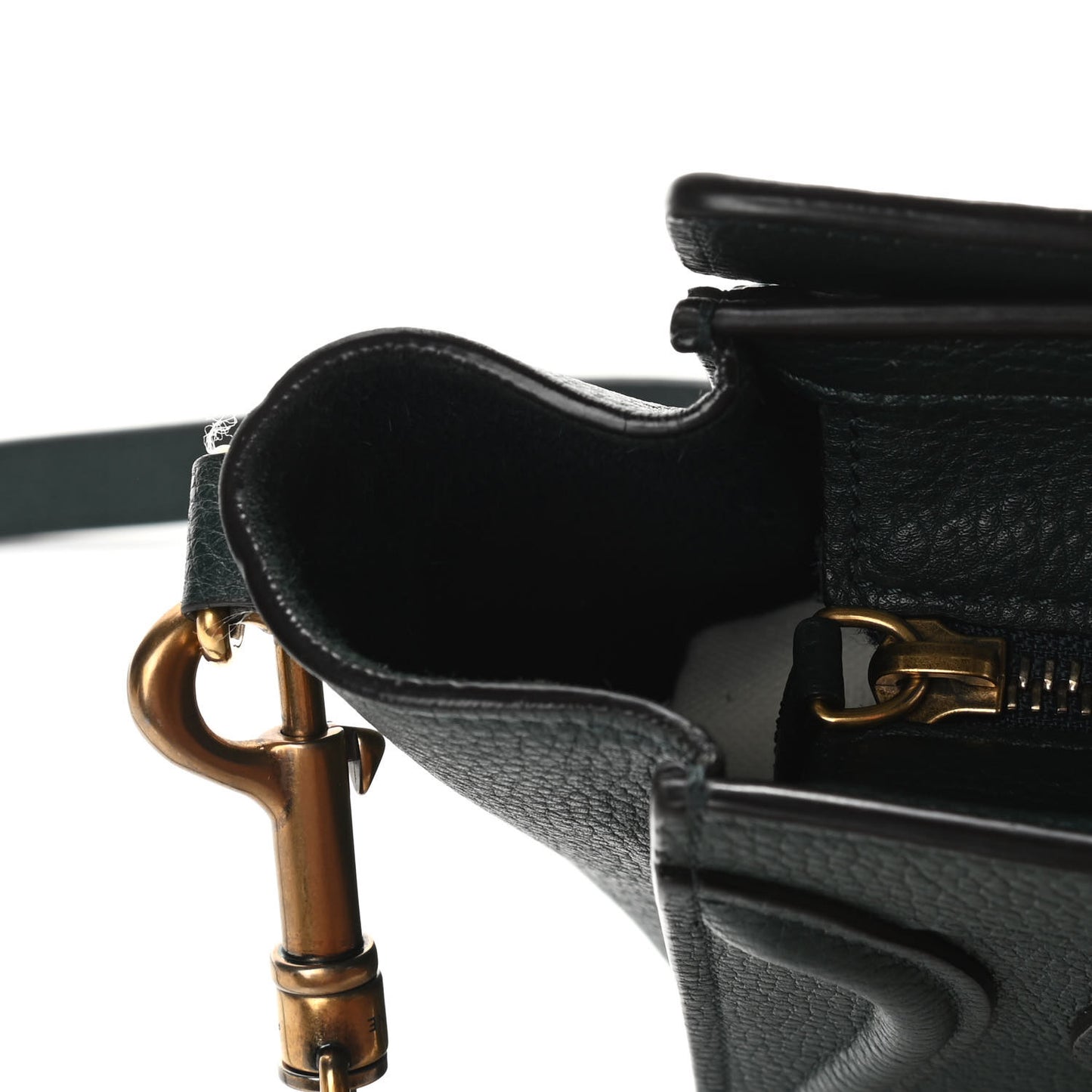 Drummed Calfskin Nano Luggage Amazone