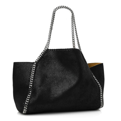 Stella McCartney Shaggy Deer Falabella Reversible Tote Black 3 of 7