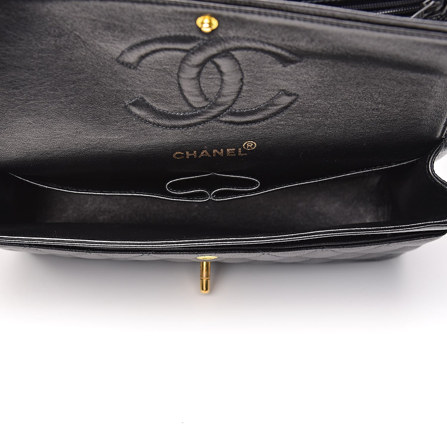 Chanel Caviar Quilted Medium Double Flap Black 5 of 18