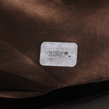 Chanel Suede Large CC Shoulder Bag Brown 8 of 9