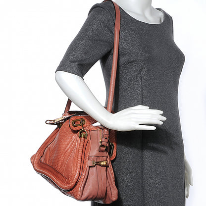 Chloe Python Medium Paraty Pink 2 of 12