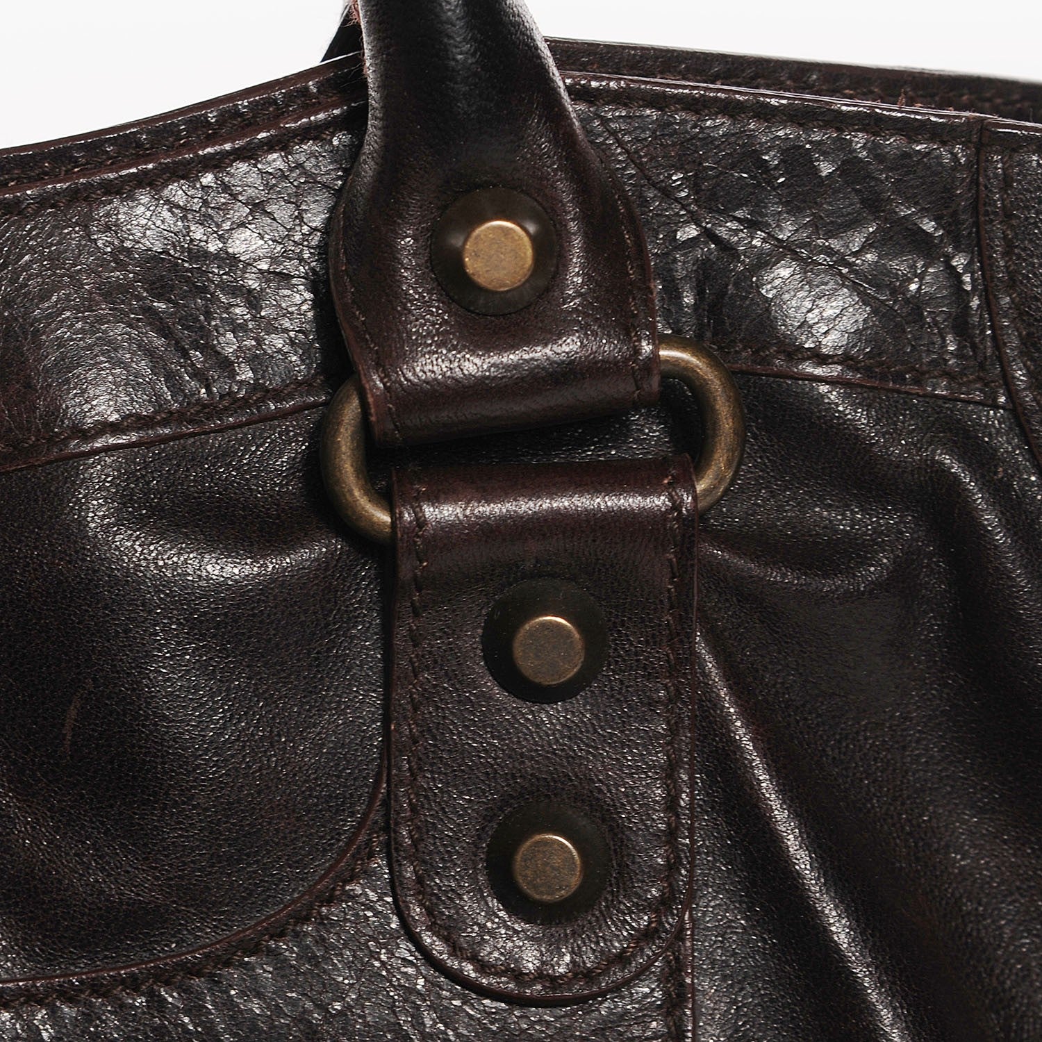 Balenciaga Chevre Classic Hardware City Chocolate 6 of 15