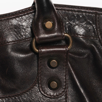 Balenciaga Chevre Classic Hardware City Chocolate 6 of 15