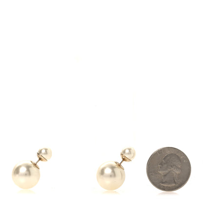 Christian Dior Pearl Mise En Dior Tribal Earrings Gold 2 of 5