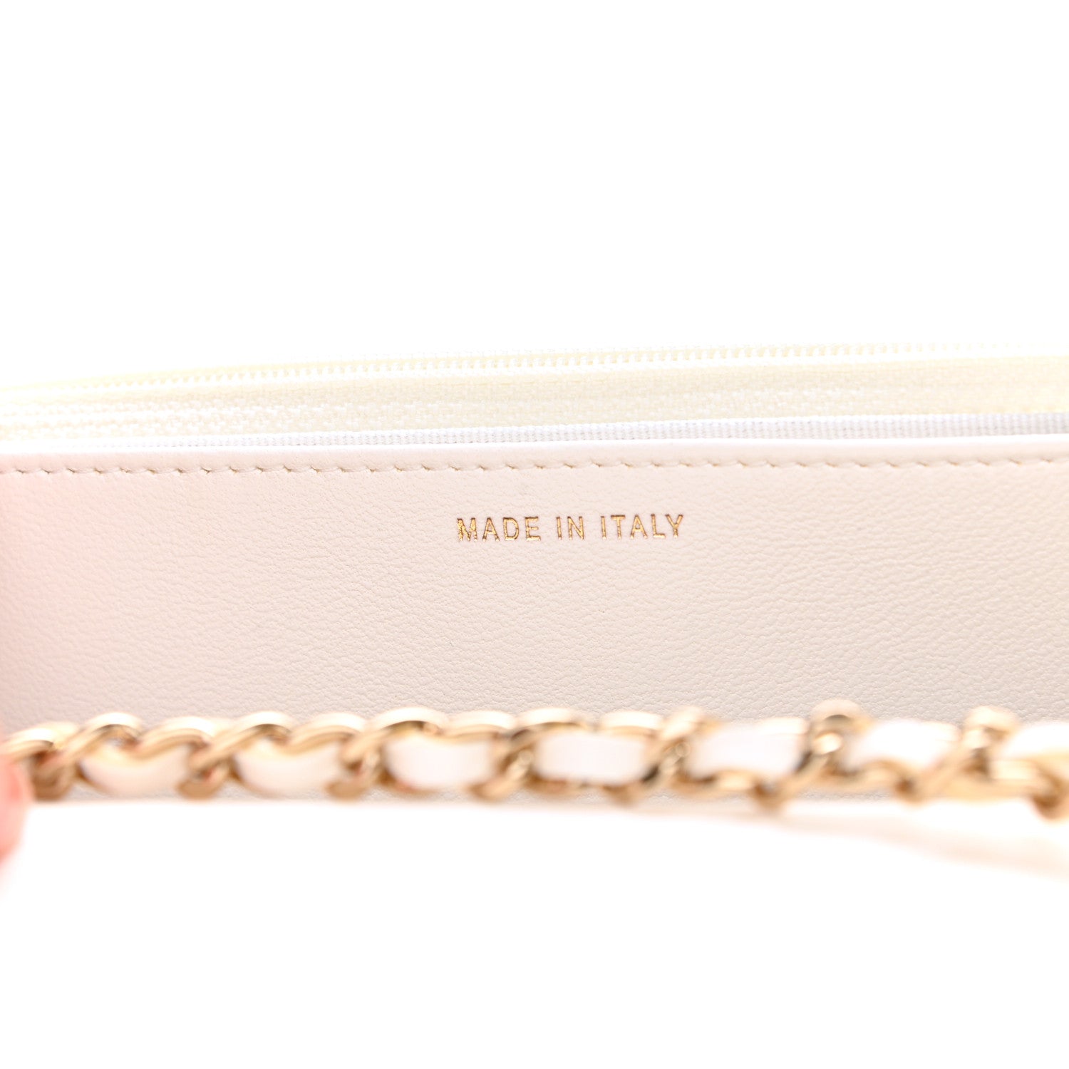 Chanel Lambskin Quilted Trendy CC Wallet On Chain WOC White 7 of 11