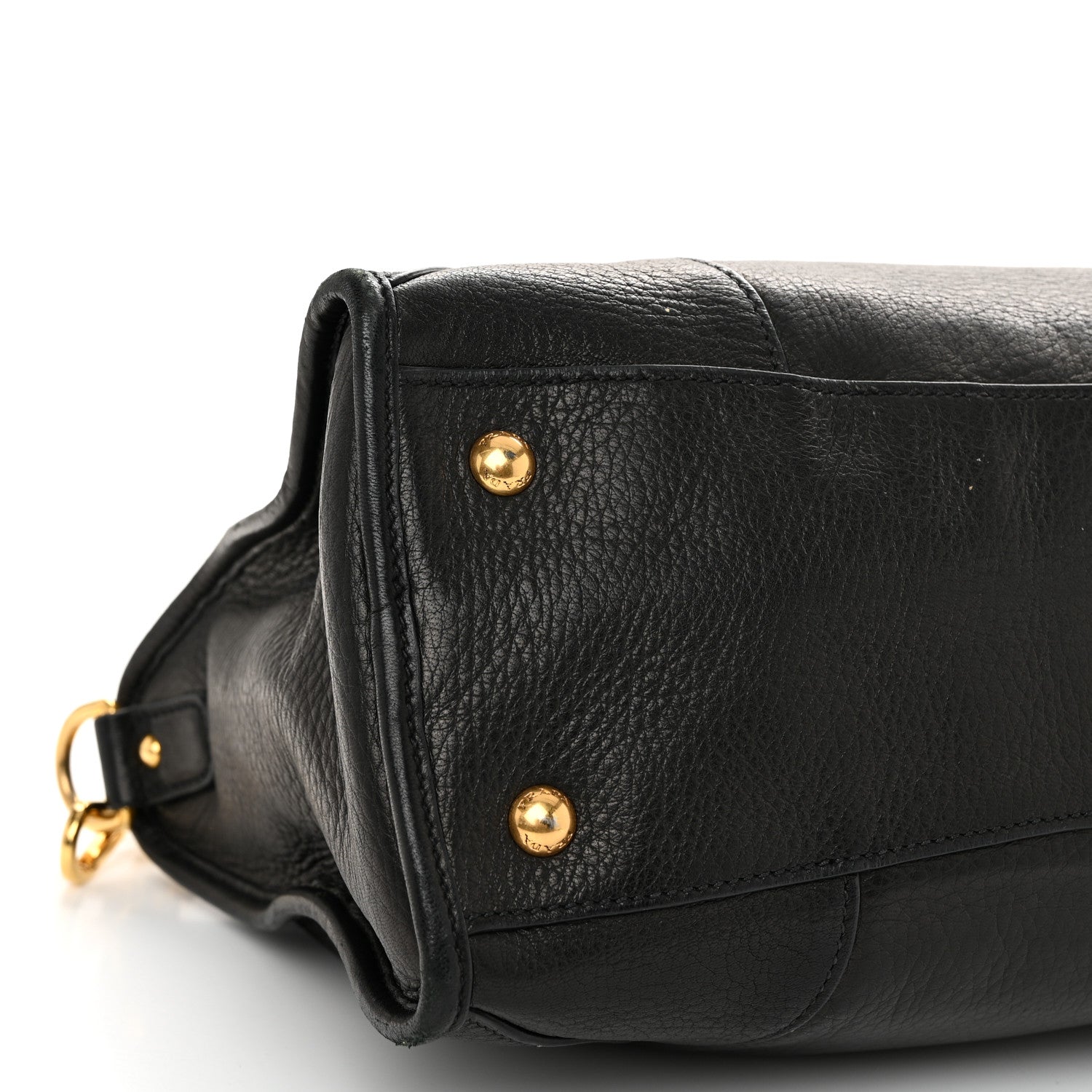 Prada Vitello Daino Shopping Satchel Black 9 of 11