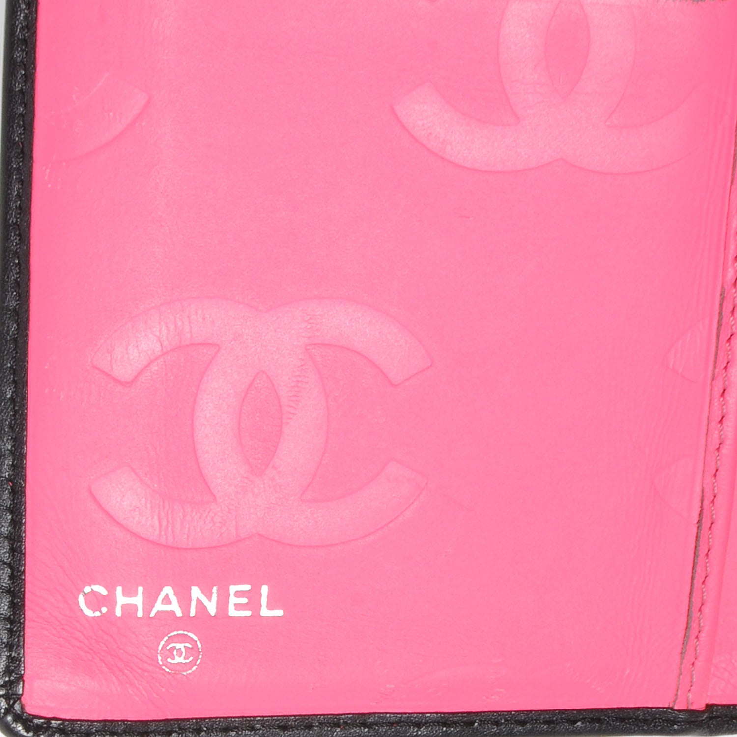 Chanel Calfskin Quilted Cambon Yen Wallet Black 6 of 9
