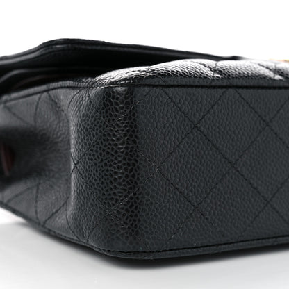 Chanel Caviar Quilted CC Box Flap Black 9 of 10
