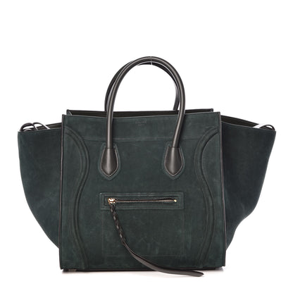 Celine Nubuck Medium Phantom Luggage Bottle Green 1 of 13
