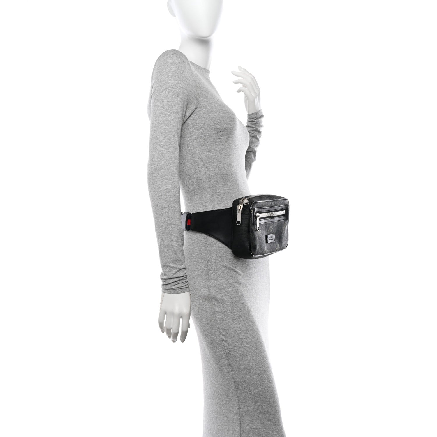 Gucci Soft GG Supreme Monogram Tigers Belt Bag Black Multicolor 2 of 11