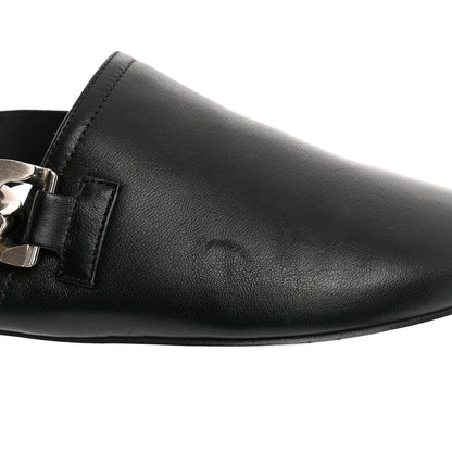 Givenchy Lambskin Chain Mule 36.5 Black 11 of 12