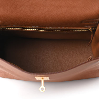 Hermes Togo Kelly Retourne 32 Gold 5 of 13
