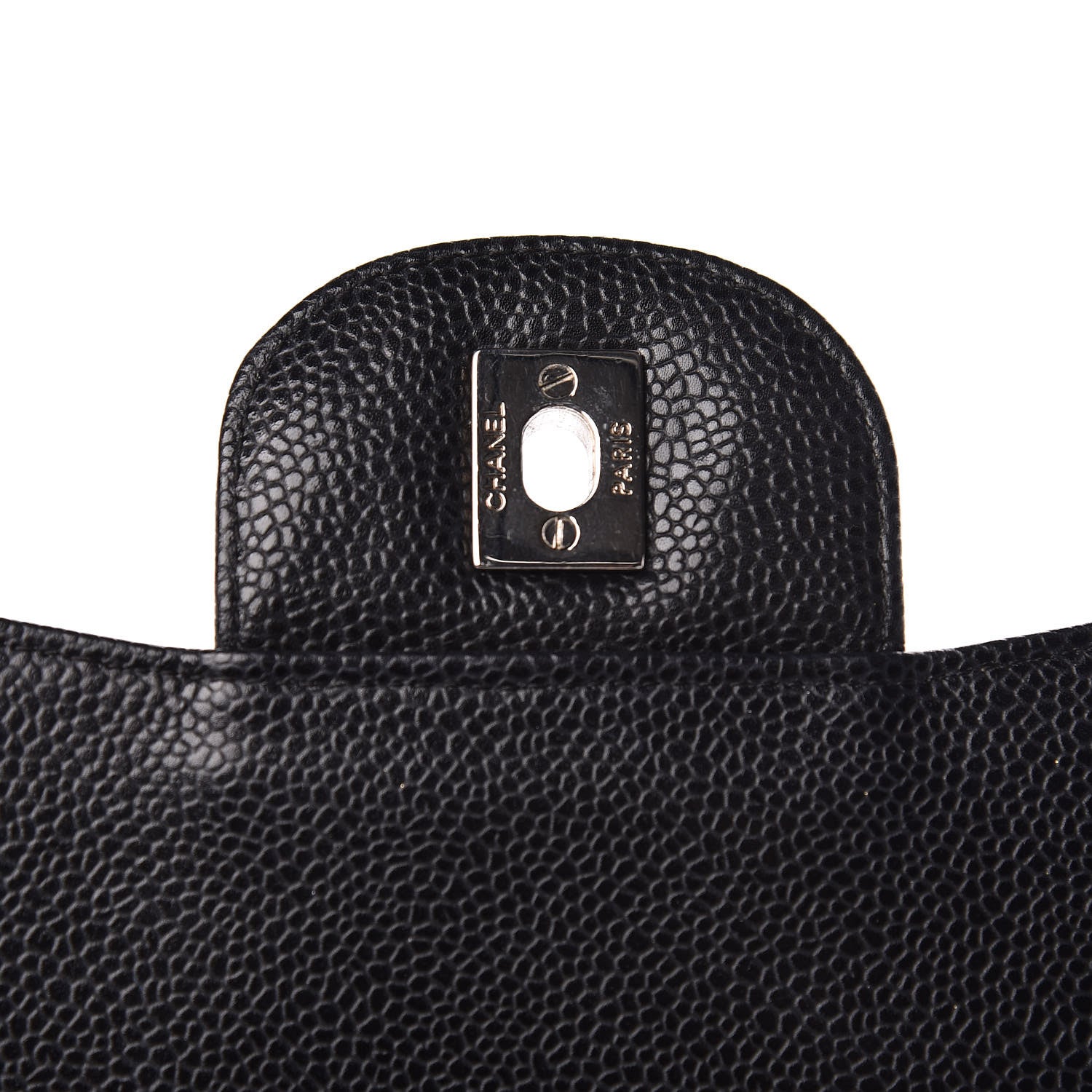 Chanel Caviar Quilted Jumbo Single Flap Black 11 of 17