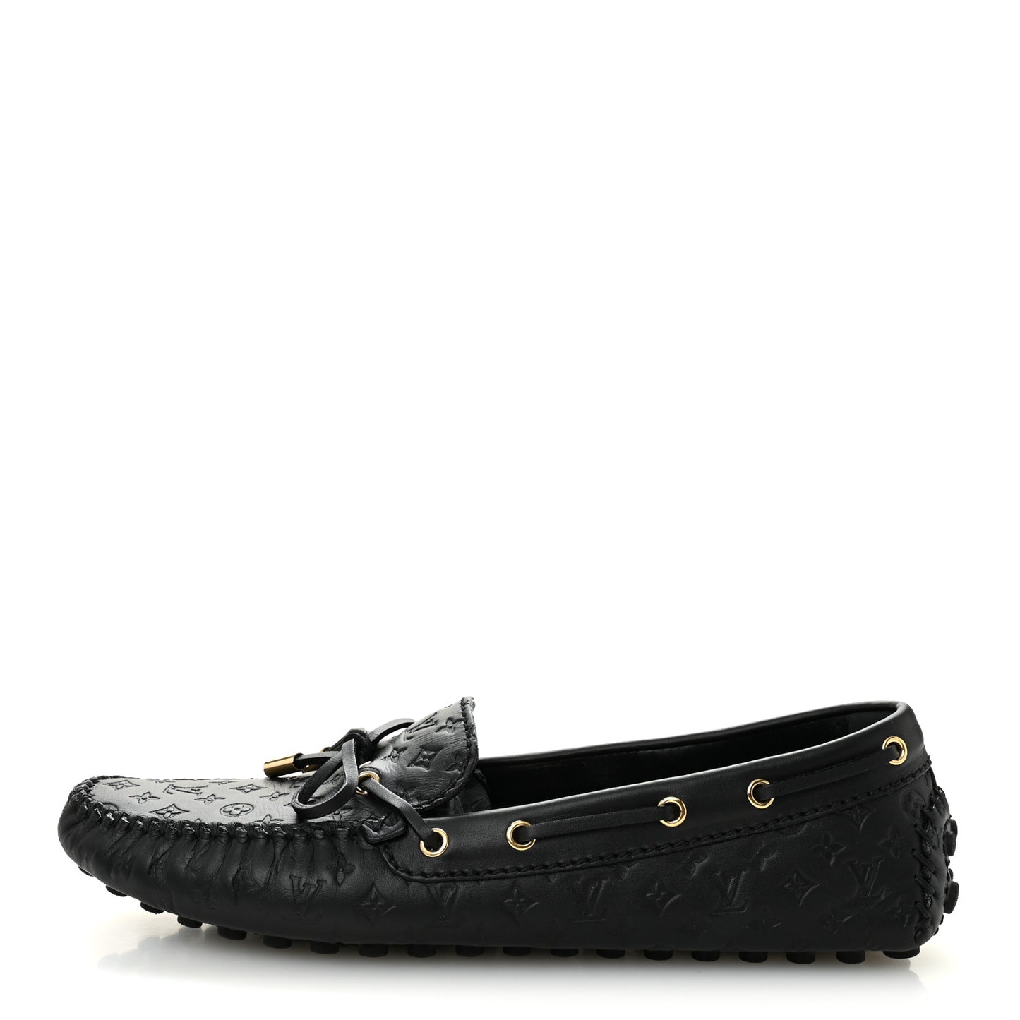 Empreinte Monogram Gloria Flat Loafers 40 Black