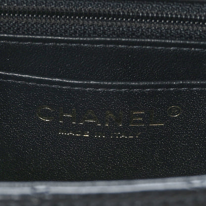 Chanel Lambskin Quilted Mini Rectangular Flap Black 6 of 10