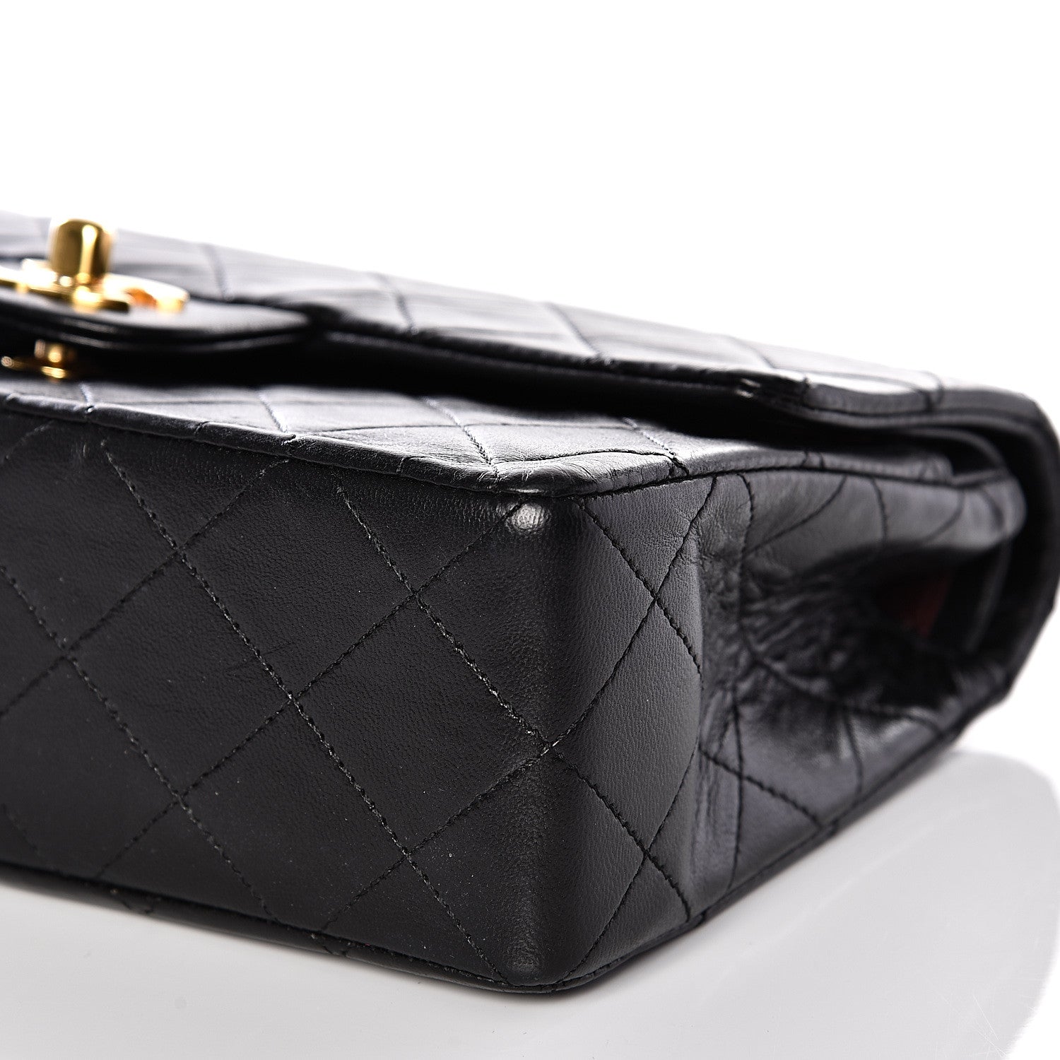 Chanel Lambskin Quilted Small Double Flap Black 9 of 12