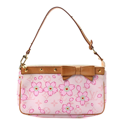 Louis Vuitton Monogram Cherry Blossom Pochette Accessories Pink 1 of 13