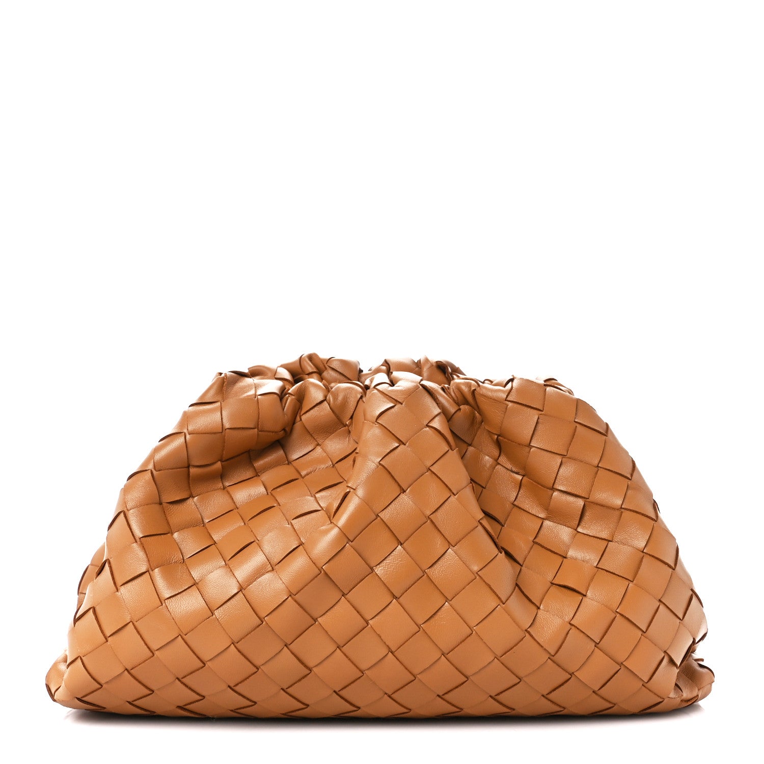Bottega Veneta Nappa Intrecciato Teen Pouch Caramel 1 of 11