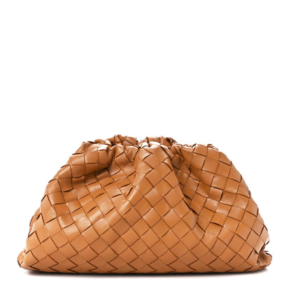 Bottega Veneta Nappa Intrecciato Teen Pouch Caramel 1 of 11